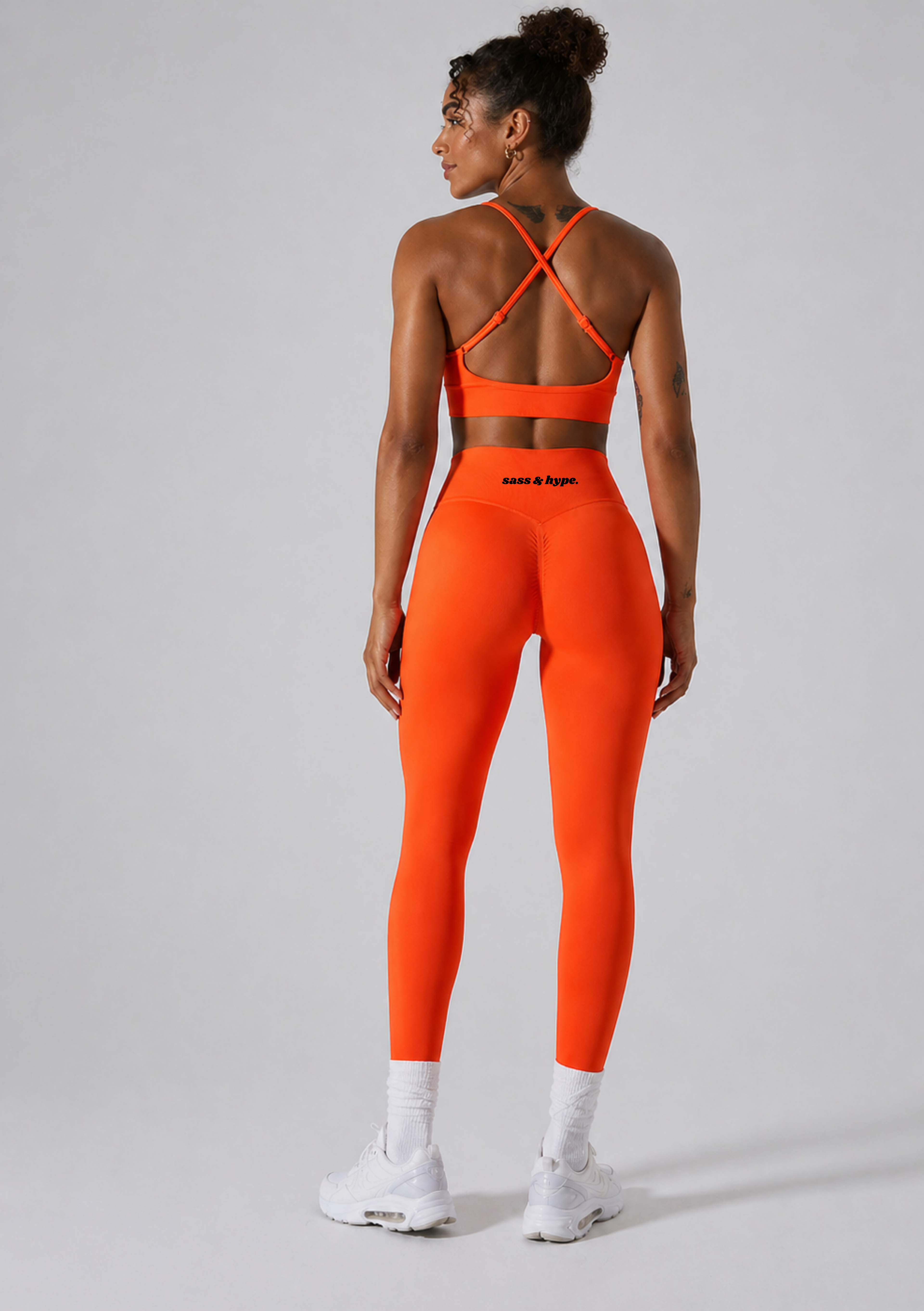 Marlee Crop - Sunset Orange