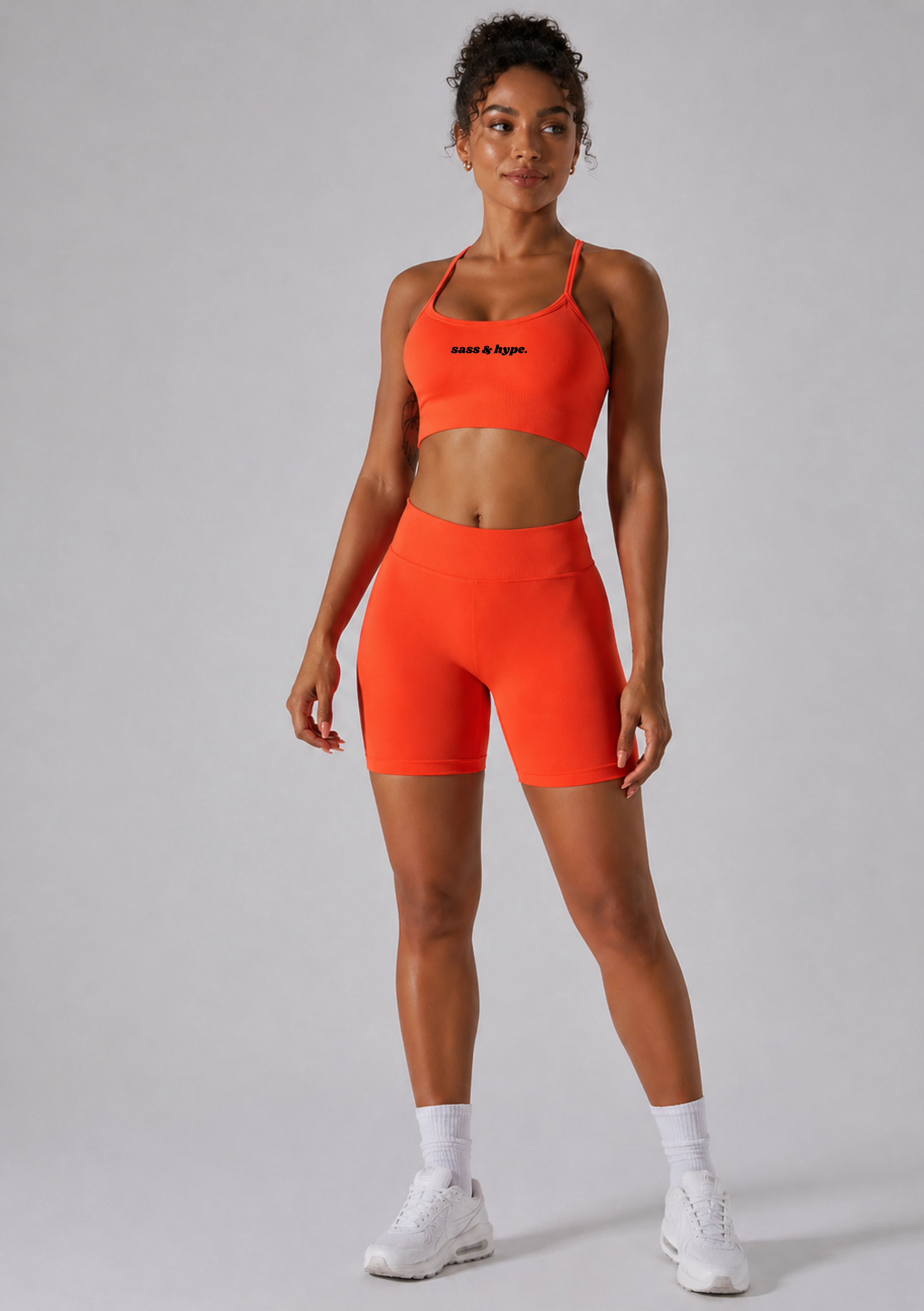 Marlee Crop - Sunset Orange