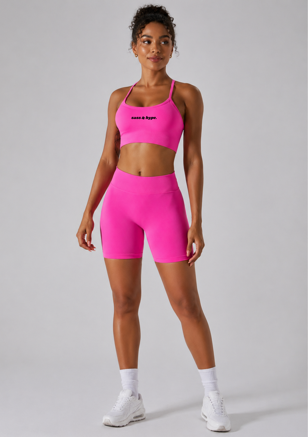 Marlee Crop - Barbie Pink