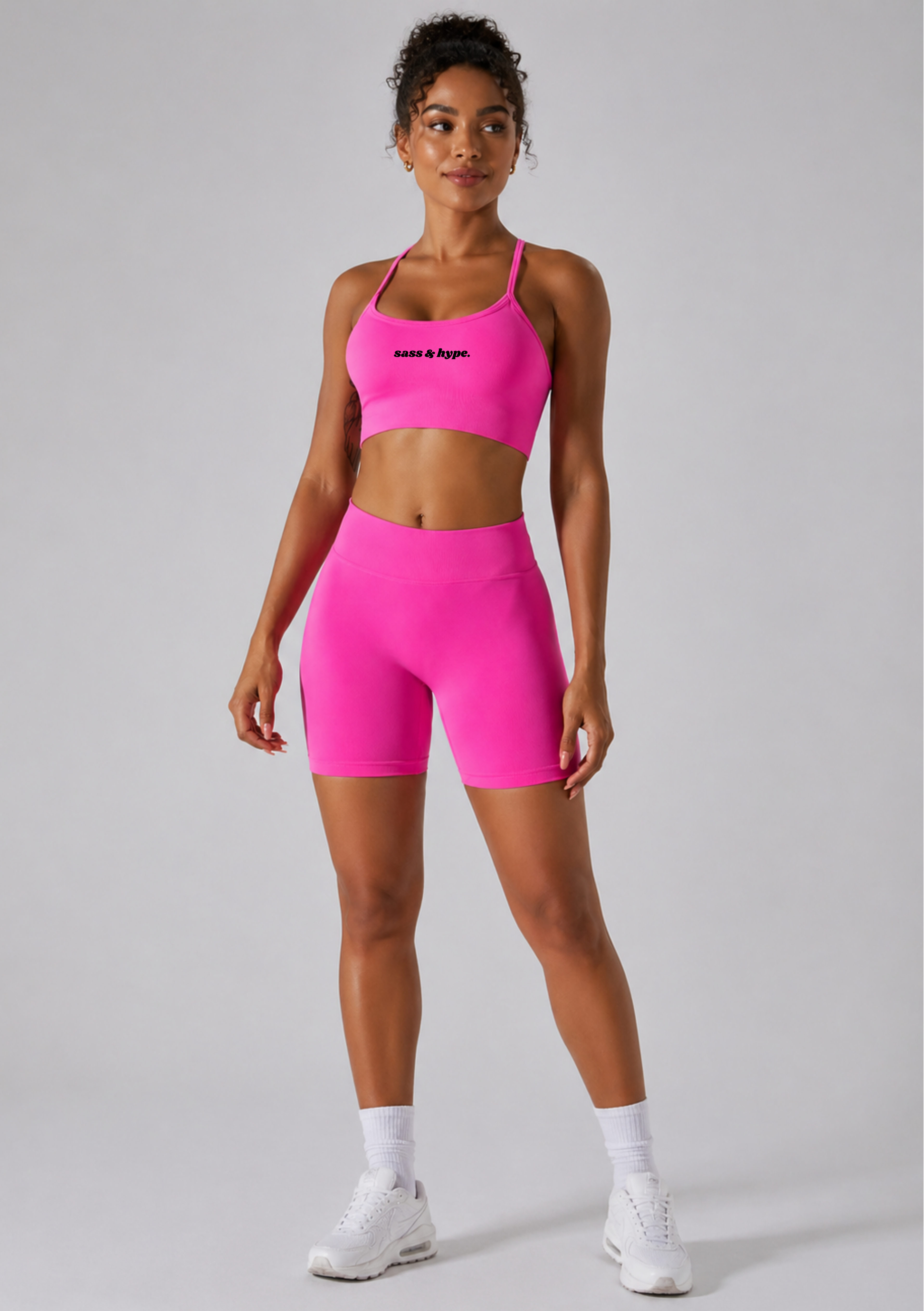 Marlee Crop - Barbie Pink