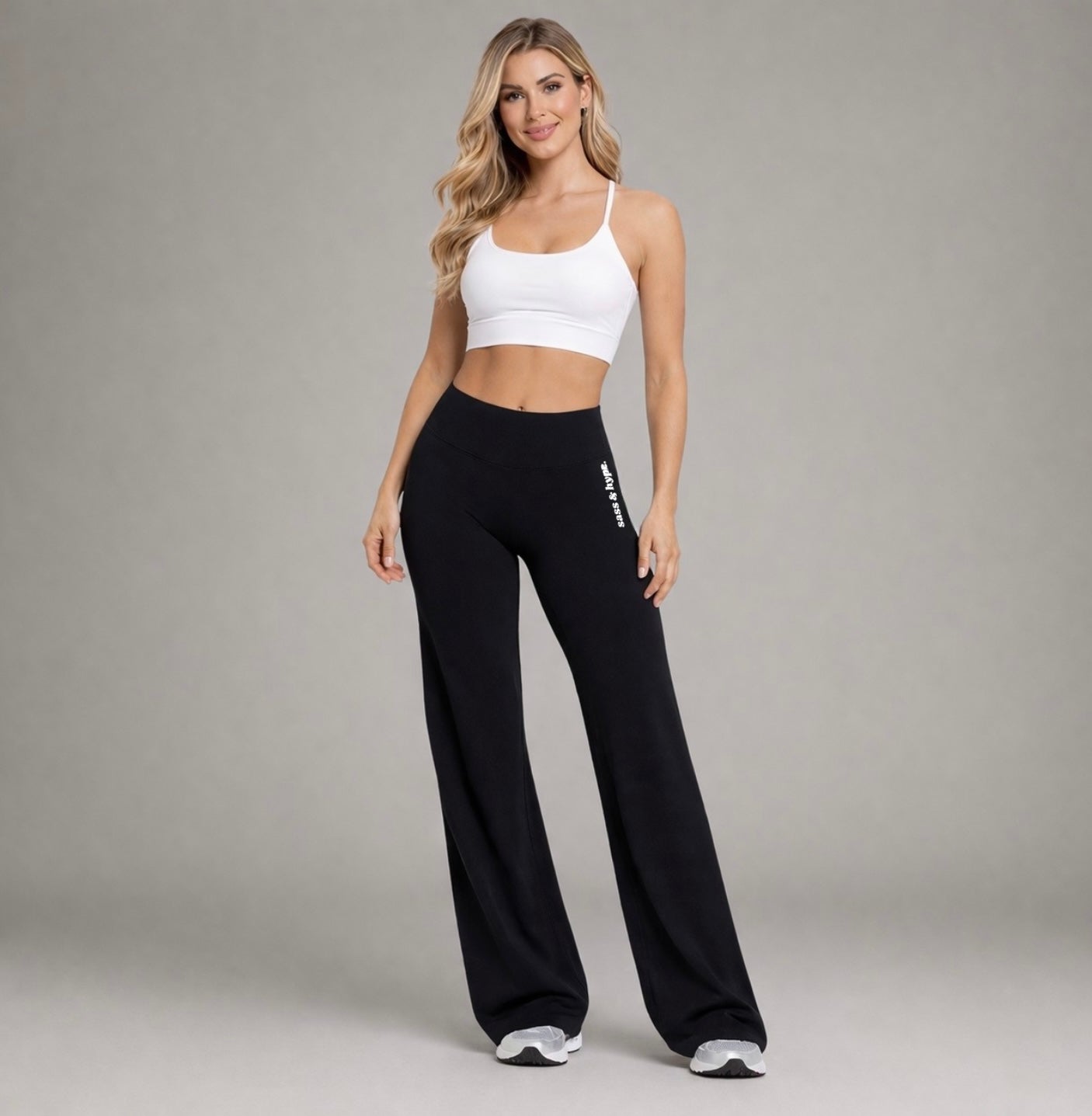 24/7 Wide Leg Pants - Black