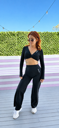 24/7 Wide Leg Pants - Black
